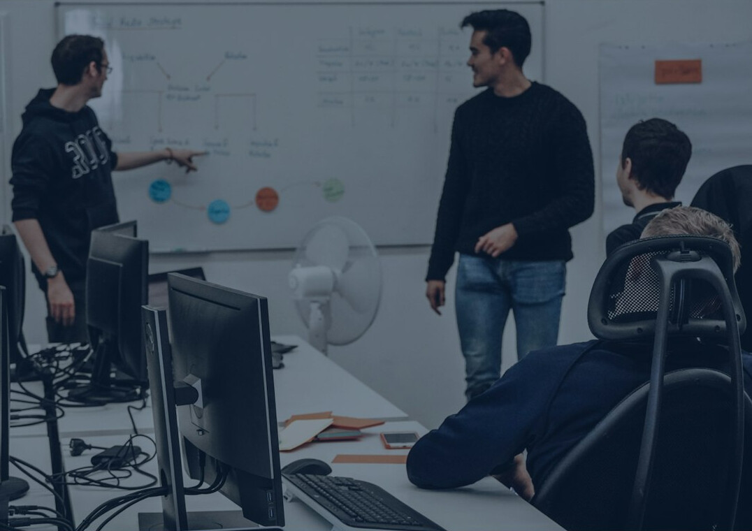 group of programmers learning
