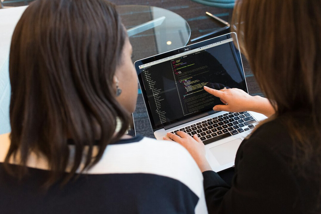 programmer solving coding challenge